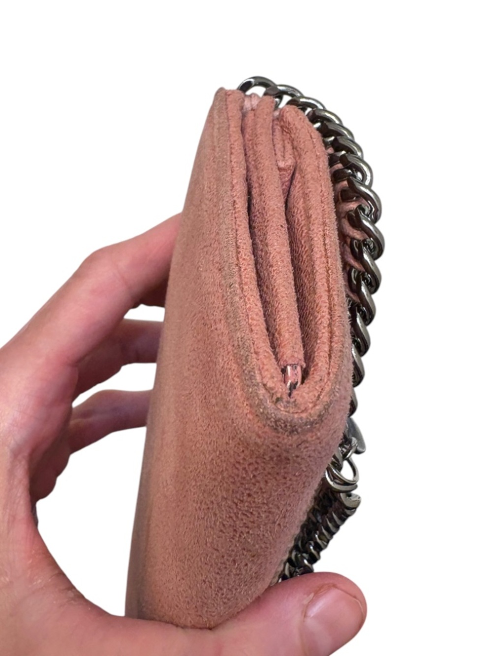 Stella McCartney pink fabella clutch wallet bag - Picture 5 of 10
